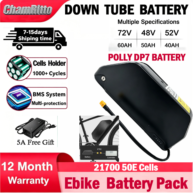 E bike cham-rider 36v 48v 52v  - 72V 50Ah 21700 Lithium Battery review and price