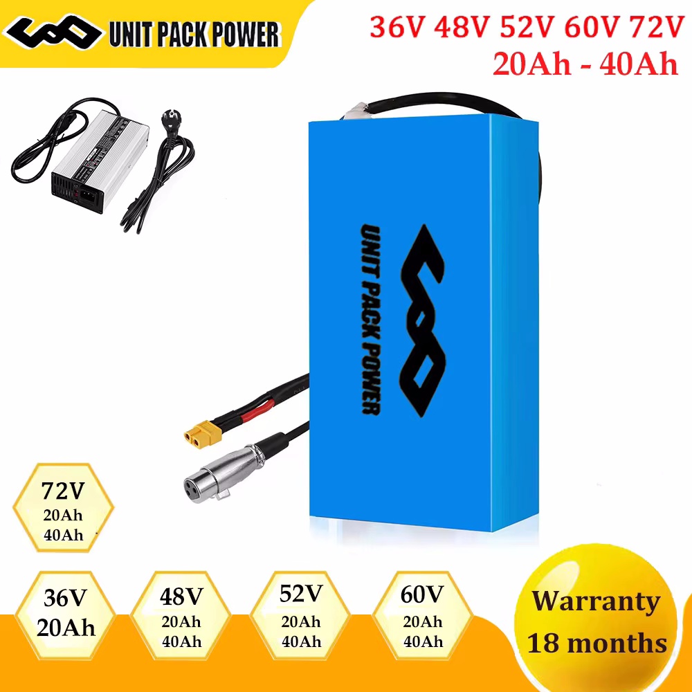 48V 40Ah 60V 72V Ebike Batteri - 72V 40Ah Lifepo4 Battery Pack review and price